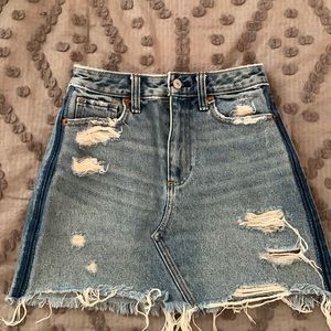 Abercrombie & Fitch Zoe Natural Rise Vintage A-line Skirt 24/00